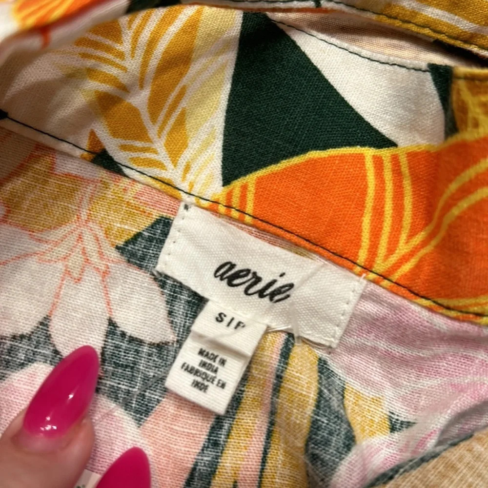 Aerie floral wrap around skirt - Picture 7 of 9